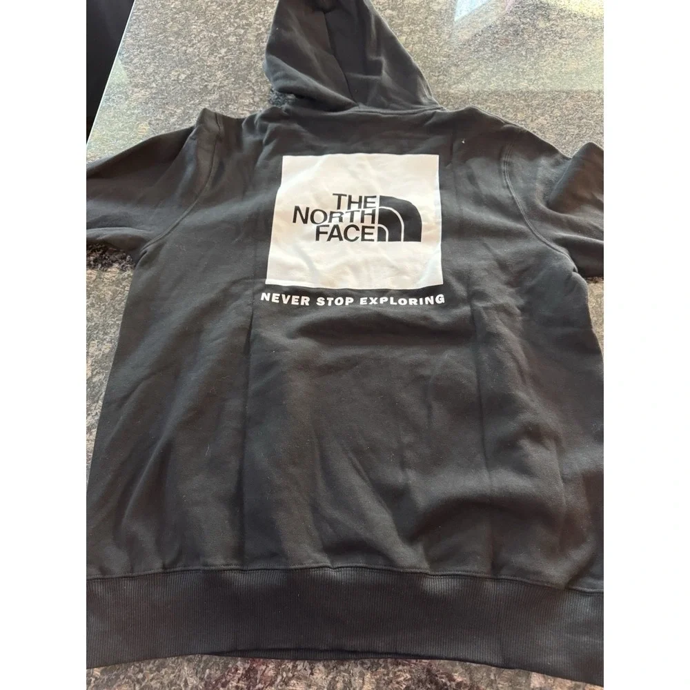 The NorthFace Graphic Double‎ Sided Black Mens Hoodie XL NWT
